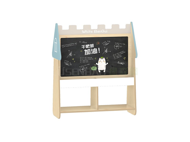 幼兒園家具美術區楓木黑板柜 小.jpg