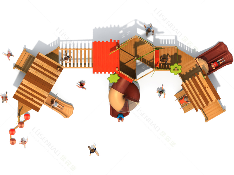 兒童戶外木質組合滑梯芬蘭木系列 08.jpg