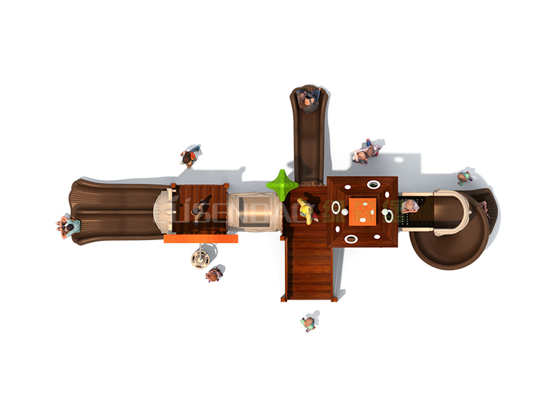 兒童戶外木質組合滑梯菠蘿格蘑菇造型 05-3.jpg