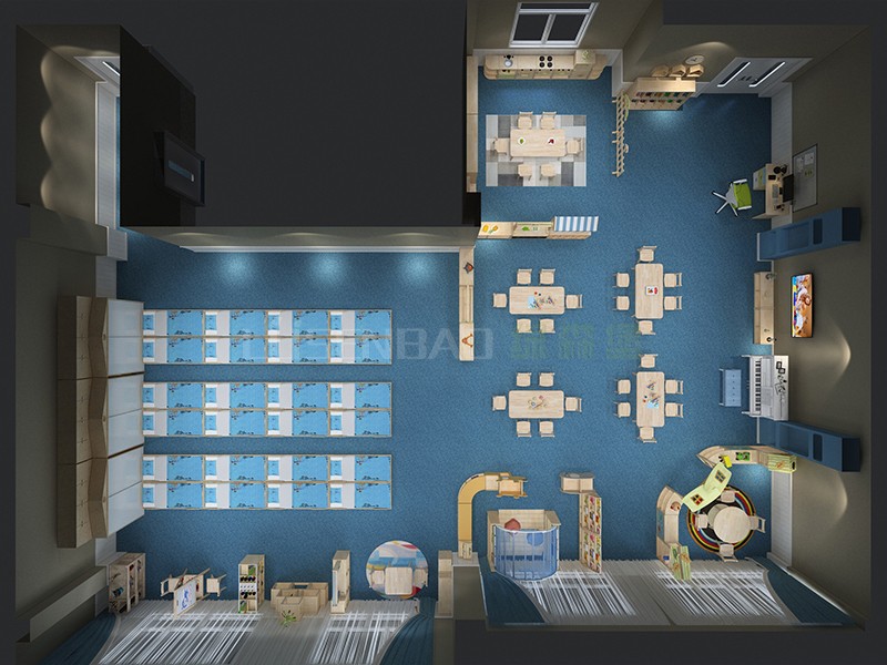 幼兒園家具實木教室全屋定制 俯視圖.jpg 幼兒園家具實木教室全屋定制 俯視圖.jpg